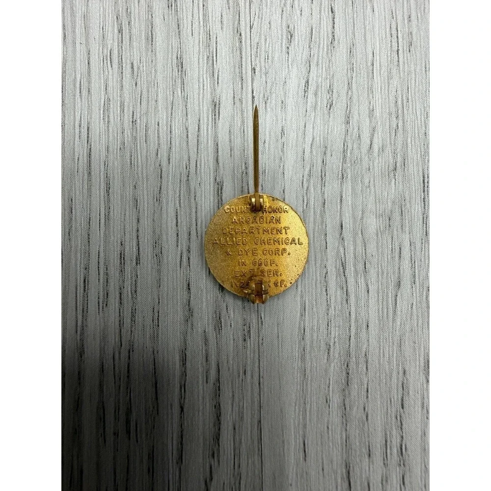 Vtg 4-H Club Pin Field Crops Achievement Button 4H Metal 1/20th 10k Gold Filled